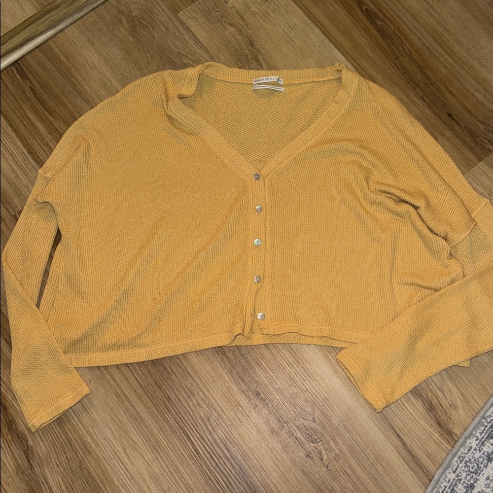 Urban Outfitters Mustard Knit Sweater